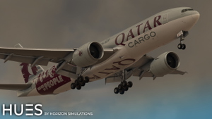 Qatar Airways Cargo A7-BFG "Moved by People" | PMDG Boeing 77F | 8K & 4K thumbnail 8
