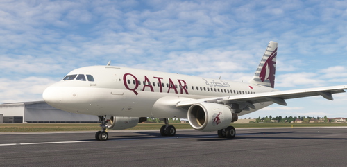 Qatar Airways - Fenix A319 CFM (A7-CJA)