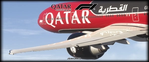 Qatar Airways Formula 1 | PMDG 777-300ER thumbnail 2