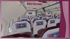 Qatar Airways Full Fleet Pack w/Cabin | Fenix A320 [8K+4K] thumbnail 4