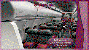 Qatar Airways Full Fleet Pack w/Cabin | Fenix A320 [8K+4K] thumbnail 2