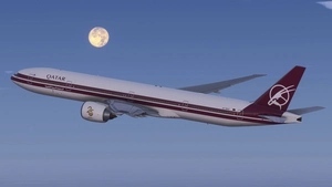 Qatar Airways [Pack+Retro´s] w/Cabin PMDG B777-300ER thumbnail 4