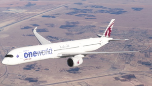 Qatar Airways "oneworld" A7-ANE A350-1000 thumbnail 6