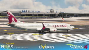 Qatar Airways Pack  w/Cabin - iFly 737 MAX 8 thumbnail 10