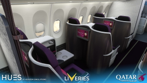 Qatar Airways Pack  w/Cabin - iFly 737 MAX 8 thumbnail 9
