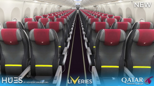 Qatar Airways Pack  w/Cabin - iFly 737 MAX 8 thumbnail 8