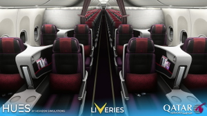 Qatar Airways Pack  w/Cabin - iFly 737 MAX 8 thumbnail 7