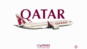Qatar Airways Pack  w/Cabin - iFly 737 MAX 8 thumbnail 1