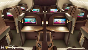 Qatar Airways Fleet w/3D Cabin | FBW A380X   [Smart Decals] thumbnail 6