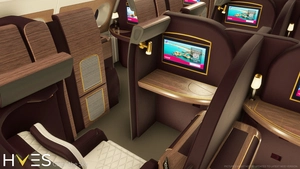 Qatar Airways Fleet w/3D Cabin | FBW A380X   [Smart Decals] thumbnail 8