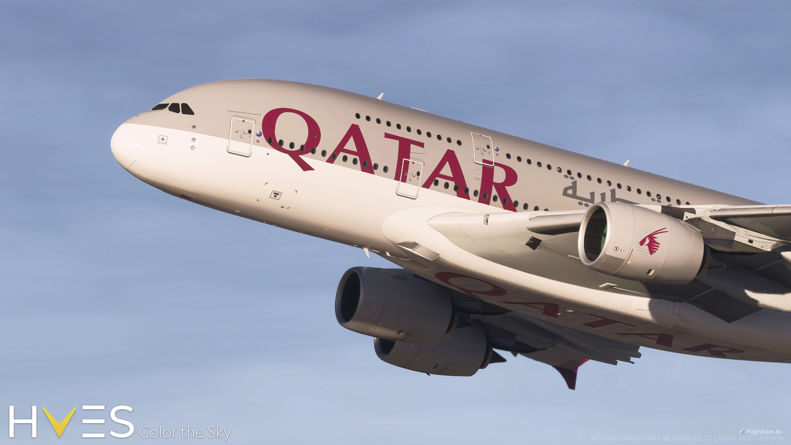 Qatar Airways Fleet w/3D Cabin | FBW A380X [Smart Decals