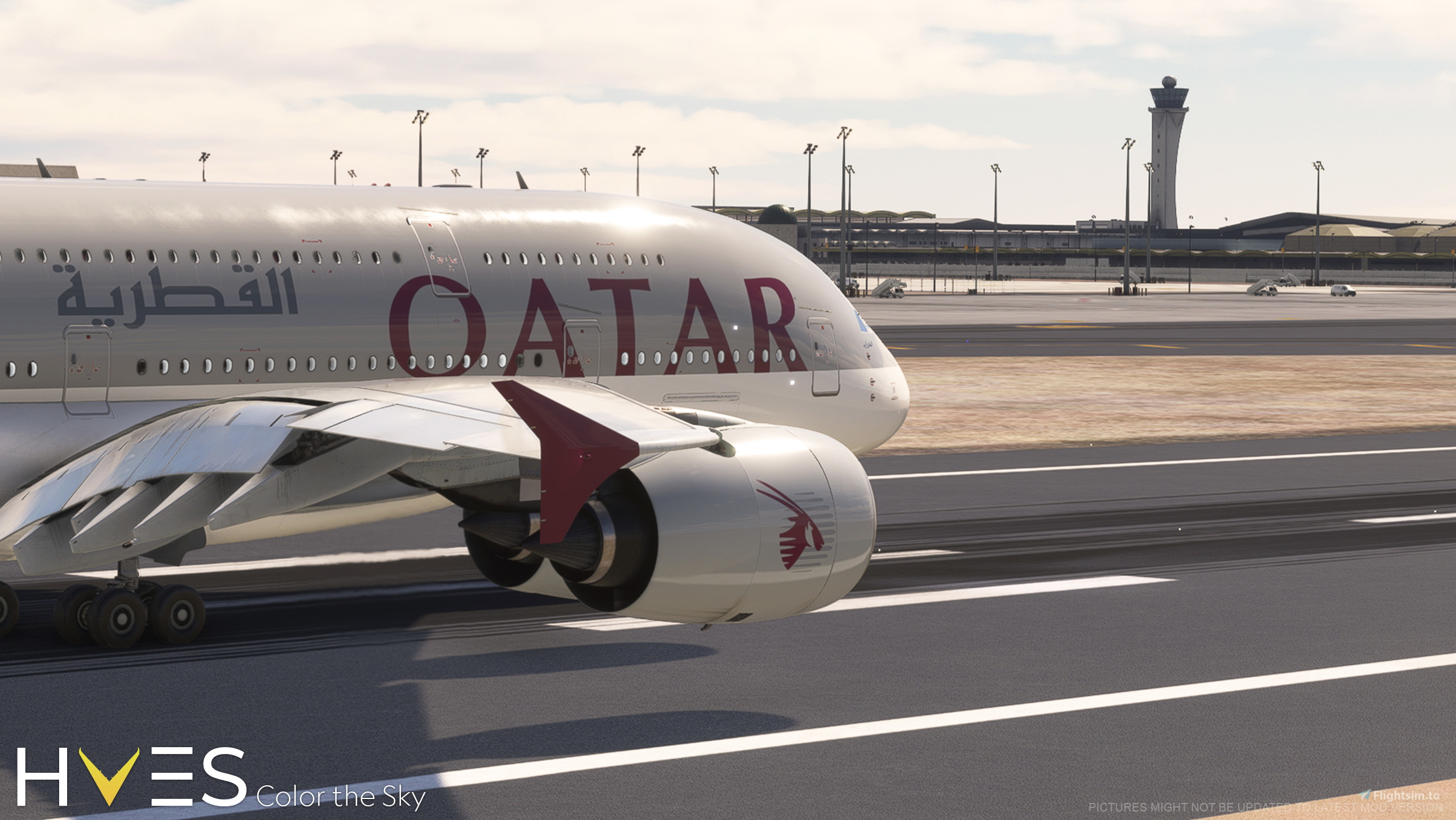 Qatar Airways Fleet w/3D Cabin | FBW A380X [Smart Decals