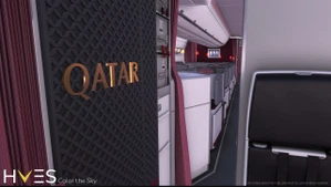 QATAR Airways Fleet  w/ 3D Cabin | A350-900 inibuilds thumbnail 6