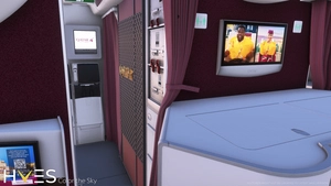 QATAR Airways Fleet  w/ 3D Cabin | A350-900 inibuilds thumbnail 10