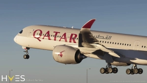 QATAR Airways Fleet  w/ 3D Cabin | A350-900 inibuilds thumbnail 4