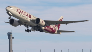 Qatar Cargo | ​A7-BFG (Moved by People) | PMDG 777-F thumbnail 9