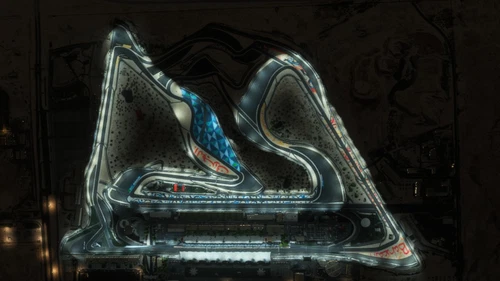 Racing Tracks equipped with lights