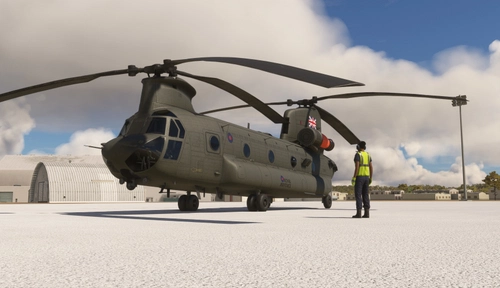 RAF 1310 Flight Chinook ZD891