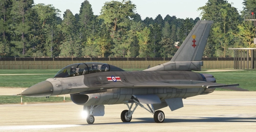 RAF 41SQN F-16D