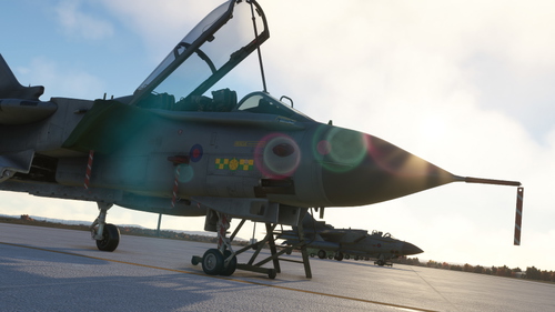 RAF Tornado 31 Sqn Line jets