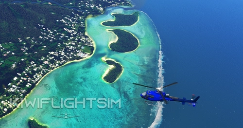 Rarotonga, Cook Islands Coral Reef (Pacific Islands) | MSFS Water Mask