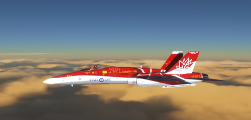 RCAF CF-18  2017 Solo Demo  150th Anniversary