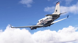 Red Blue Gold Design / King Air C90 GTX thumbnail 4