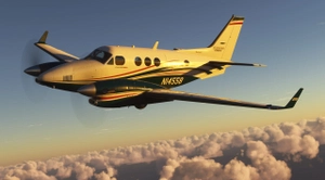 Red Blue Gold Design / King Air C90 GTX thumbnail 9