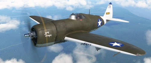 Republic P-47D Thunderbolt 348th FG "Fiery Ginger" Lt.Col Kearby