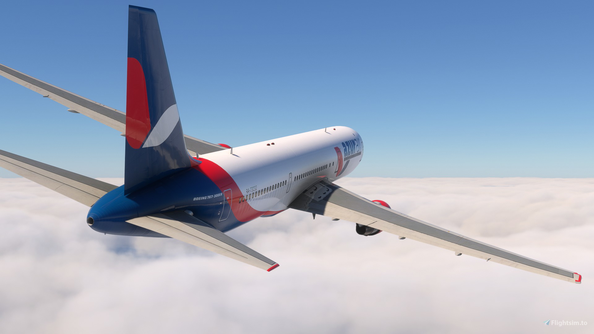 RHDSim B767-300ER Transaero EI-RUY for Microsoft Flight