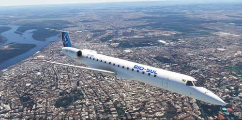 Rio-Sul | PT-SPF | SimFederation Embraer 145 | 4K