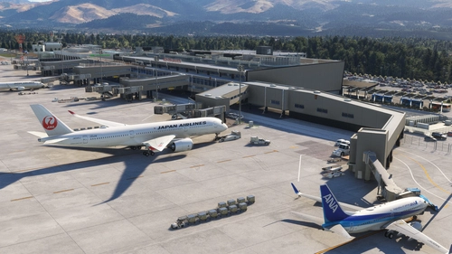 RJFT Kumamoto Airport [New Terminal Ver.] | 阿蘇くまもと空港, Japan