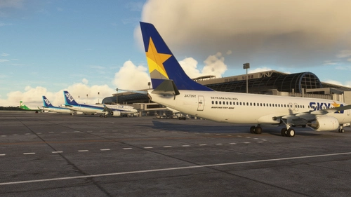 RJSS Sendai Intl Airport Static Aircraft FSLTL