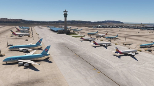 RKSI Seoul Incheon - FSLTL Static Aircraft (Pacific Islands Simulation)