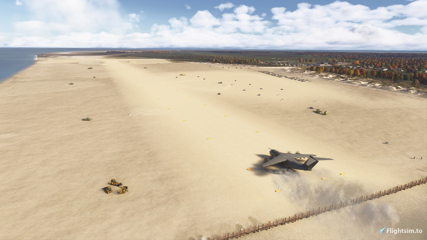 Rømø Strand Landing side 对于 Microsoft Flight Simulator | MSFS