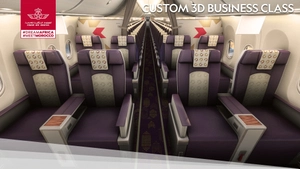 Royal Air Maroc CN-MAX CAF25 Special Livery  w/ 3D Cabin | iFly 737 MAX 8 [SD] thumbnail 5
