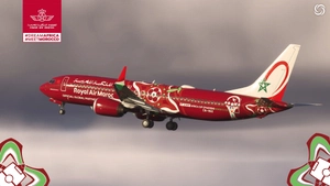Royal Air Maroc CN-MAX CAF25 Special Livery  w/ 3D Cabin | iFly 737 MAX 8 [SD] thumbnail 4
