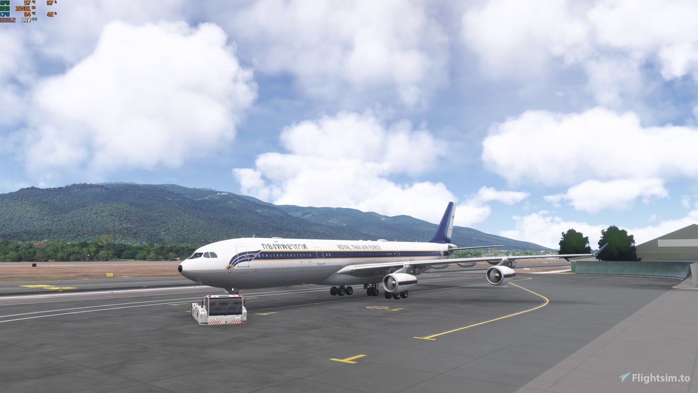 Royal Thai Air Force - iniBuilds A340-300 | HS-TYV [WHK] Wing 6 R.T.A.F ...