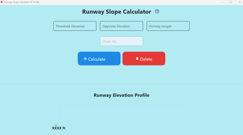 Runway Slope Calculator