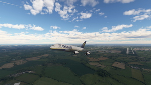 Ryanair FlyByWire A380 Livery [Fictional] thumbnail 1