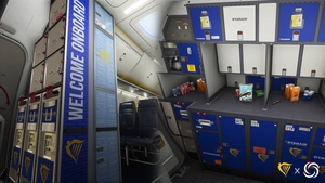 RYANAIR Pack w/ 3D Full Economy Cabin | iFly 737 MAX 8 thumbnail 6