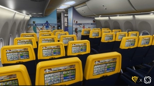 RYANAIR Pack w/ 3D Full Economy Cabin | iFly 737 MAX 8 thumbnail 4