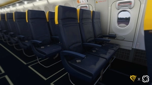 RYANAIR Pack w/ 3D Full Economy Cabin | iFly 737 MAX 8 thumbnail 14