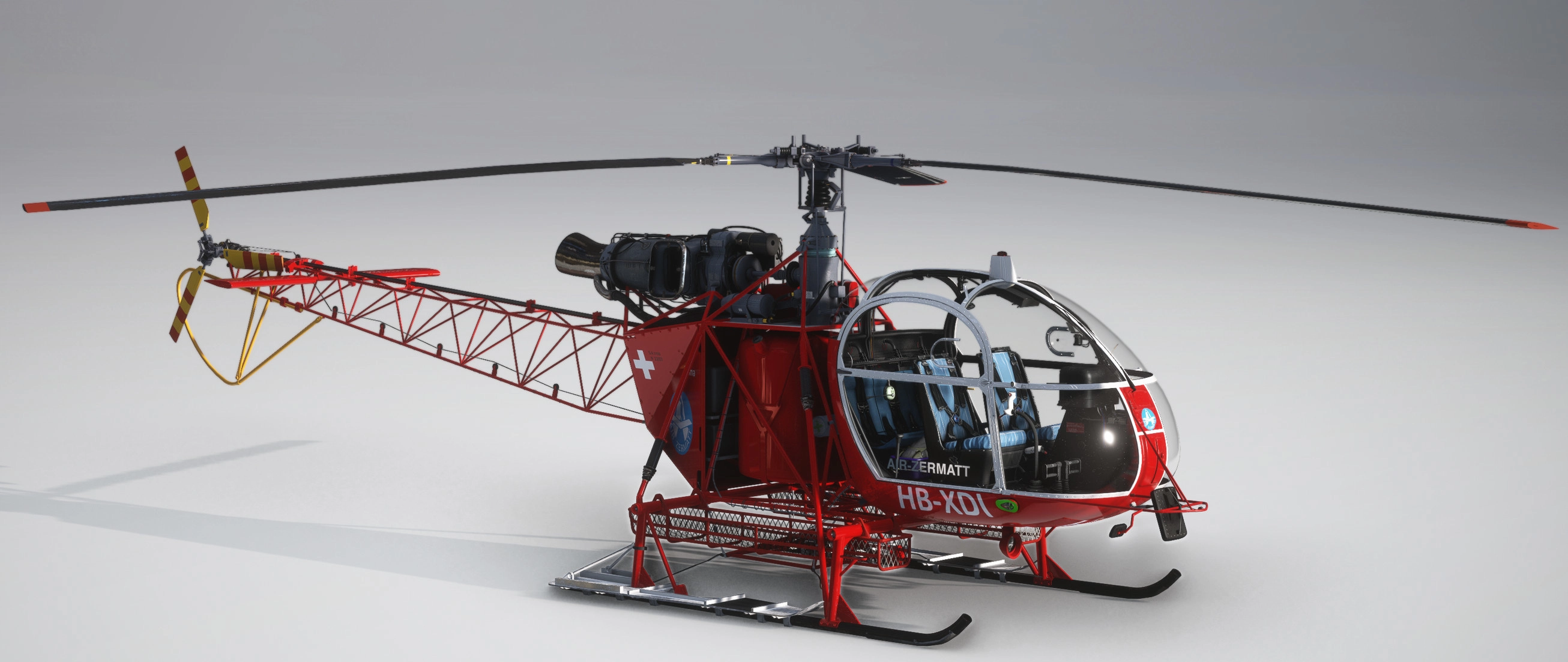 SA315B Lama HB-XDI Air Zermatt  - Image 1