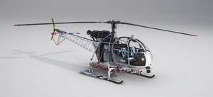 SA315B Lama HB-XEF airglaciers Paket thumbnail 1