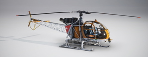 SA315B Lama HB-XFE Heliswiss Lakierung  thumbnail 1