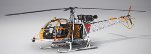 SA315B Lama HB-XFE Heliswiss Lakierung  thumbnail 2