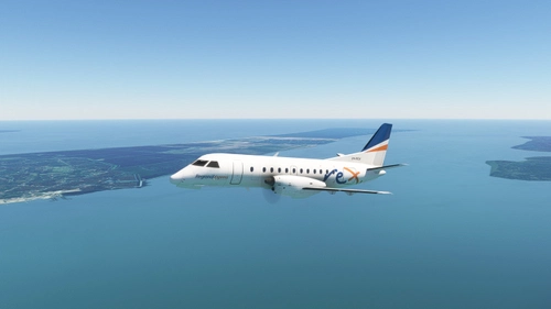 Saab 340 aircraft for MSFS2020 4K