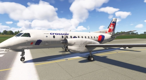Saab 340B Crossair HB-AKA livery request