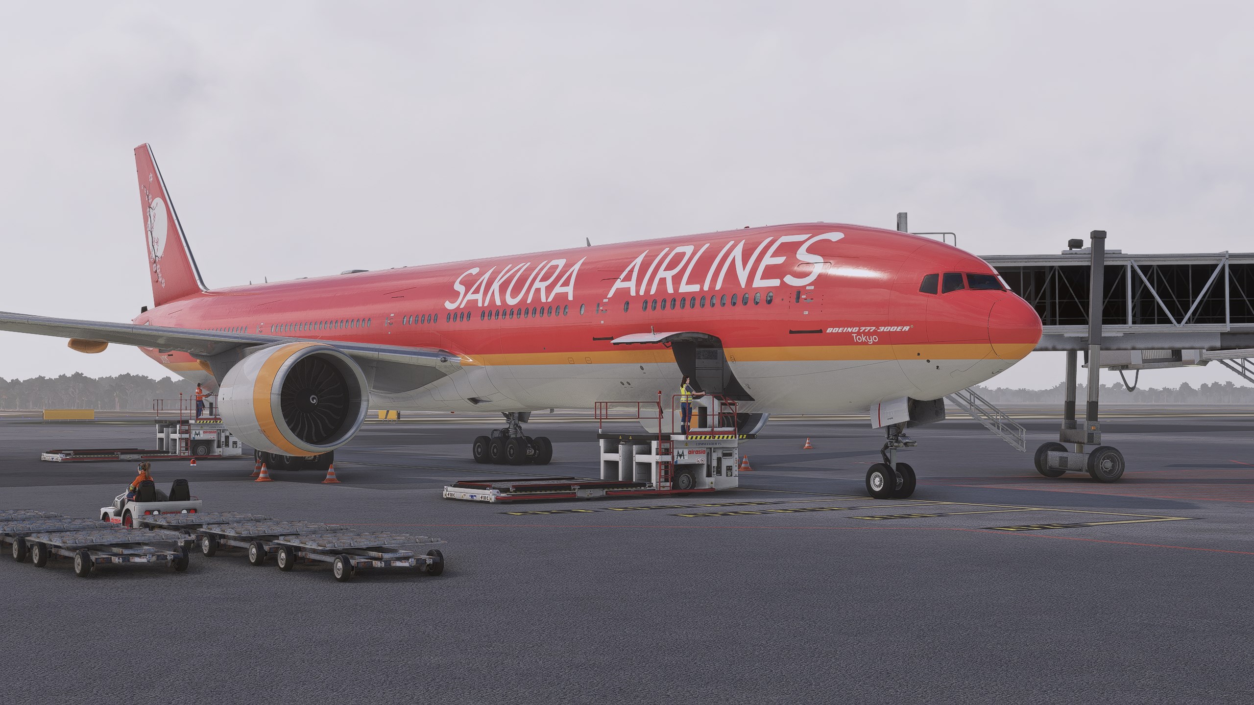 Sakura Airlines - PMDG 777-300ER JA001S - 8K - Aircraft Liveries
